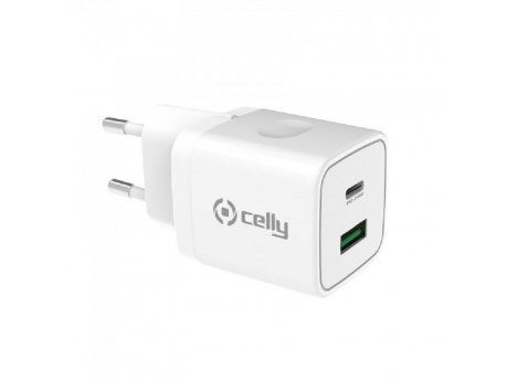 CELLY Kućni punjač ProPower od 20W sa dva USB ulaza