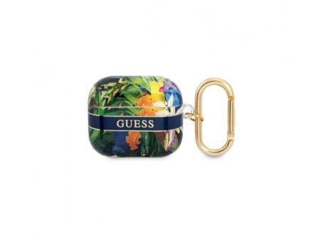 Guess Futrola za AirPods 3 Blue Flower