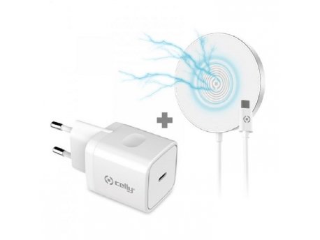 CELLY Bežični punjač za telefon MAGCHARGEKIT