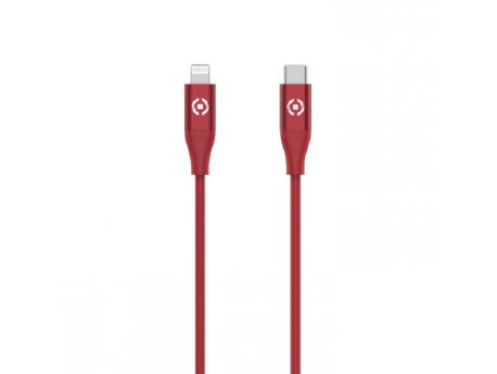 CELLY USBC - LIGHTNING kabl u CRVENOJ boji (USBCLIGHTCOLRD)