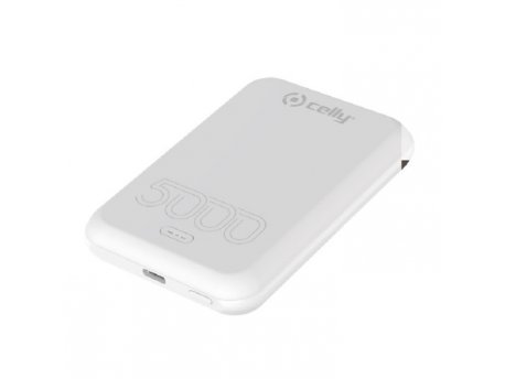 CELLY Powerbank MAG od 5000mAh (MAGPB5000EVOWH)