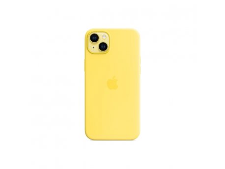 APPLE IPhone 14 Plus Silicone Case with MagSafe - Canary Yellow (SEASONAL 2023 Spring mquc3zm/a