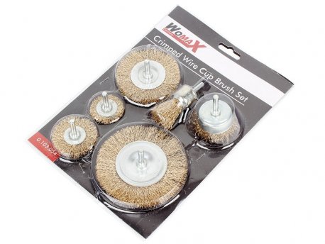 WOMAX Set čeličnih četki 6 komada 0103054