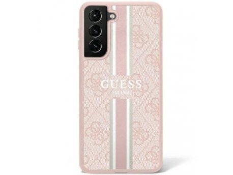 Guess Futrola za Samsung S23 Ultra Pink 4G Printed Stripe