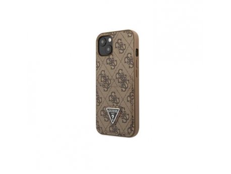 Guess Futrola za iPhone 13 Pro Max Brown Triangle Logo Cardslot