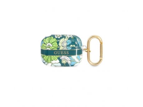 Guess Futrola za AirPods Pro Green Flower