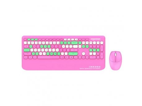GEZZER WL RETRO SMK-679395AGPK US Bežična tastatura i miš