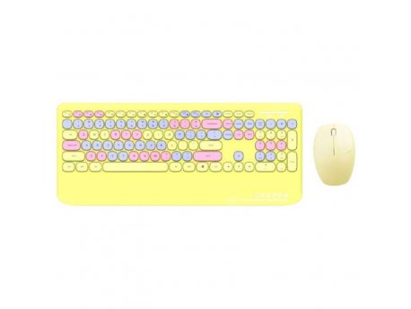 GEZZER WL RETRO SMK-679395AGYL US Bežična tastatura i miš