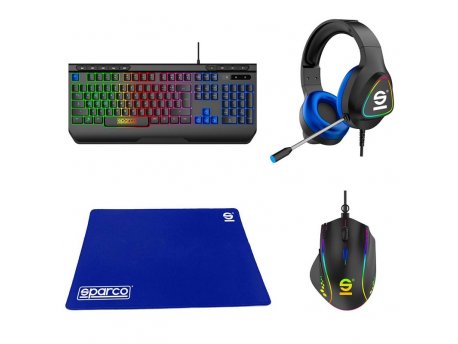 Sparco Pole Position SPGAMEKITPRO Gejmerski komplet 4u1