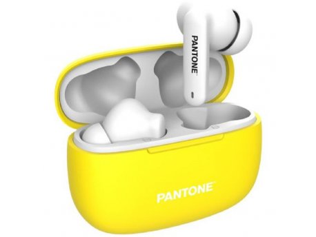 Pantone True wireless slušalice u žutoj boji
