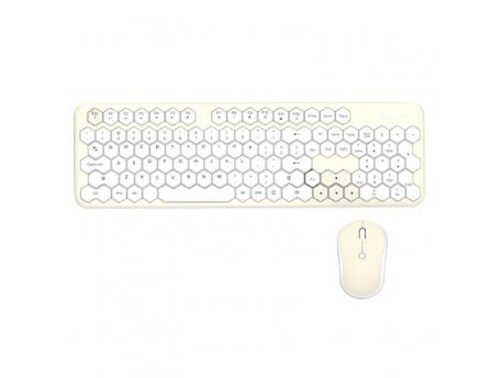 MOFII Honey comb set tastatura i miš u ŽUTO/BELOJ boji