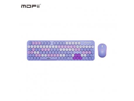 MOFII Honey comb set tastatura i miš u LjUBIČASTOJ boji
