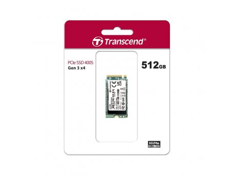 TRANSCEND 512GB M.2 2242 SSD PCIe Gen3x4 TS512GMTE400S