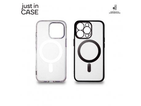 JUST IN CASE 2u1 Extra case MAG MIX paket CRNI za iPhone 13 Pro
