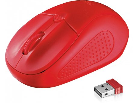 TRUST Miš Primo bežični/1600dpi/crvena (20787)
