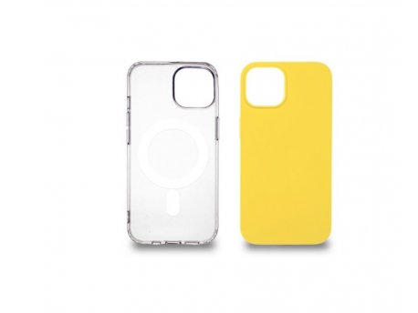 JUST IN CASE 2u1 Extra case MAG MIX paket maski za telefon žuti za iPhone 14