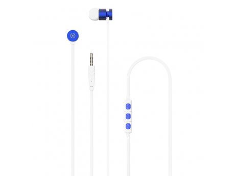 CELLY Žičane in-ear slušalice UP1000 u belo-plavloj boji