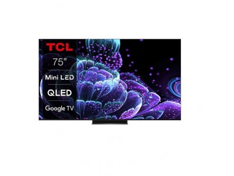 TCL Televizor 75C835/QLED/75''/4K/144hz/Google TV i Onkyo 2.1 zvučnim sistemom/crna (75C835)