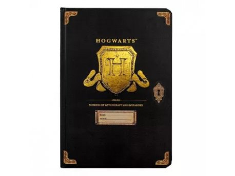 BLUE SKY Harry Potter A5 Casebound Notebook - Hogwarts Shield