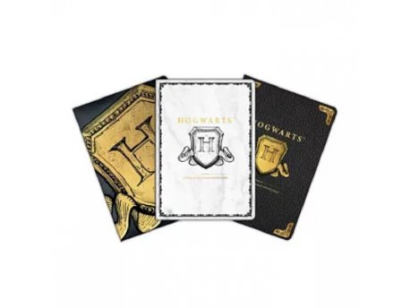 BLUE SKY Harry Potter A6 Notebooks 3Pk - Hogwarts Shield