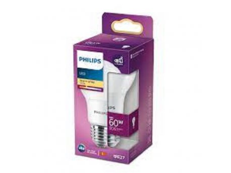 PHILIPS LED sijalica 8W(60W) A60 E27 WW FR ND 1PF/10, 18357