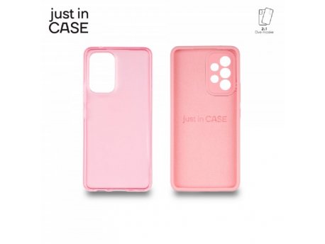JUST IN CASE 2u1 Extra case MIX paket PINK za A53 5G