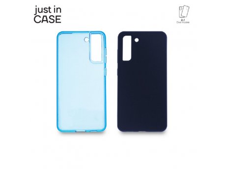 JUST IN CASE 2u1 Extra case MIX paket PLAVI za S21FE