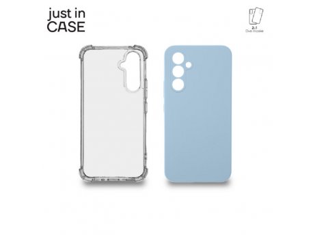 JUST IN CASE 2u1 Extra case MIX paket maski za telefon SVETLO PLAVI za A54 5G