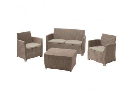 KETER MIA bastenski set kapucino