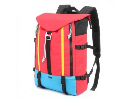 MOYE Trailblazer 15.6'' Backpack Red O9 + Neck Pillow