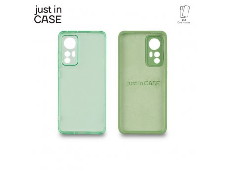 JUST IN CASE 2u1 Extra case MIX paket ZELENI za Xiaomi 12