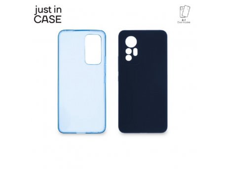 JUST IN CASE 2u1 Extra case MIX paket PLAVI za Xiaomi 12 Lite