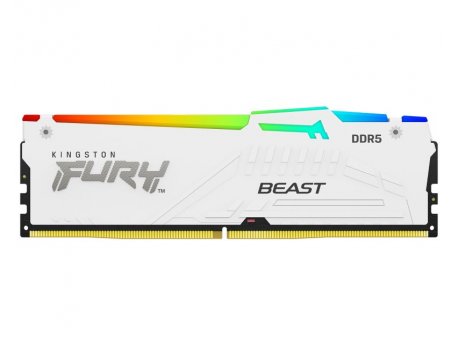 KINGSTON DIMM DDR5 64GB 2x32GB kit 6000MT/s KF560C36BWEAK2-64 FURY Beast RGB White EXPO