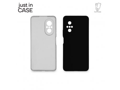 JUST IN CASE 2u1 Extra case MIX paket CRNI za Huawei Nova 9SE