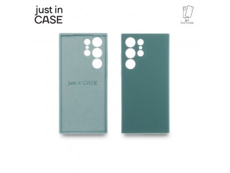 JUST IN CASE 2u1 Extra case MIX PLUS paket ZELENI za S23 Ultra