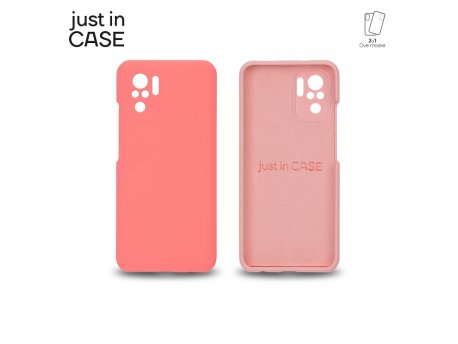 JUST IN CASE 2u1 Extra case MIX PLUS paket PINK za Redmi Note 10s