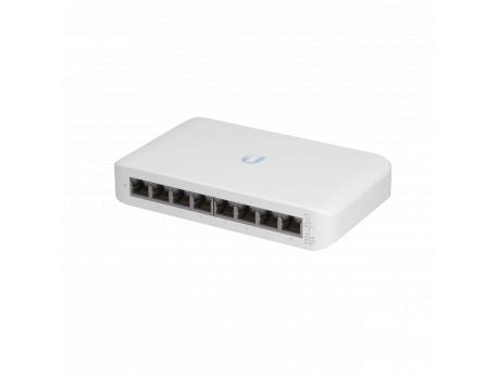 UBIQUITI Switch Desktop 8 Port Gigabit, POE, USW-LITE-8-POE-EU