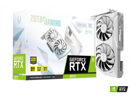 ZOTAC Grafička karta Zotac GAMING GeForce RTX 3070 Twin Edge OC 8GB DDR6 256 bit 3xDP/HDMI White edition