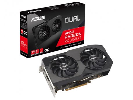 ASUS Radeon RX 6650 XT V2 OC 8GB 128bit DUAL-RX6650XT-O8G-V2