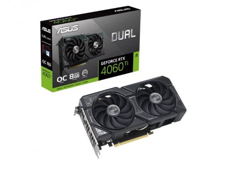 ASUS NVidia GeForce RTX 4060 Ti 8GB DUAL-RTX4060TI-O8G