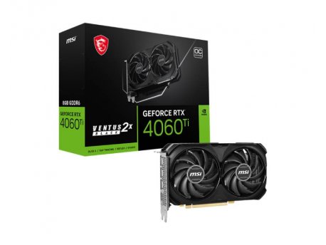 MSI NVidia GeForce RTX 4060 Ti VENTUS 2X BLACK 8G OC