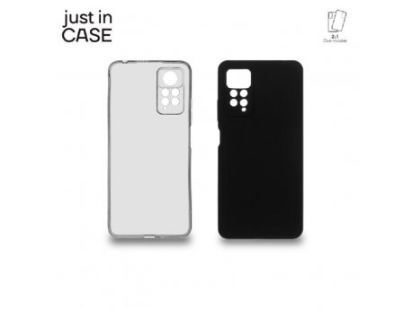 JUST IN CASE 2u1 Extra case MIX paket maski za telefon CRNI za Xiaomi Redmi Note 12 Pro