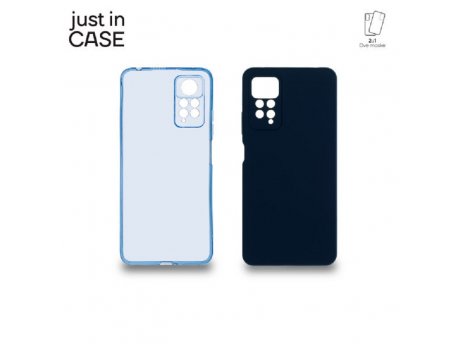 JUST IN CASE 2u1 Extra case MIX paket maski za telefon PLAVI za Xiaomi Redmi Note 12 Pro
