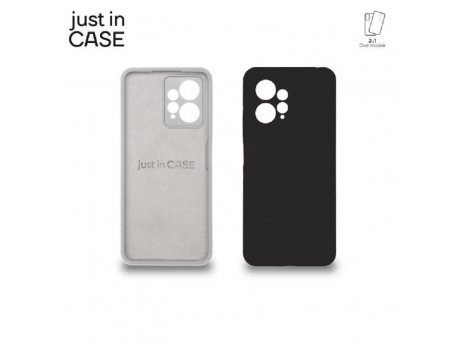 JUST IN CASE 2u1 Extra case MIX PLUS paket maski za telefon CRNI za Xiaomi Redmi Note 12
