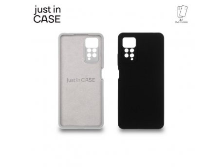 JUST IN CASE 2u1 Extra case MIX PLUS paket maski za telefon CRNI za Xiaomi Redmi Note 12 Pro