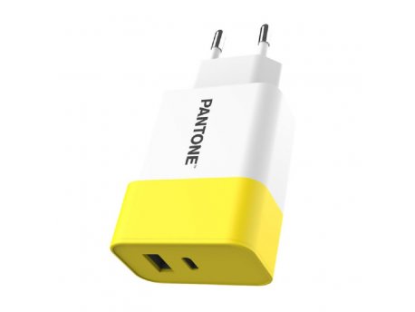 Pantone Kućni punjač 20W u žutoj boji
