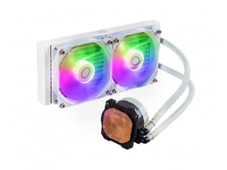 COOLER MASTER MasterLiquid 240L Core ARGB White vodeno hlađenje belo (MLW-D24M-A18PZ-RW)