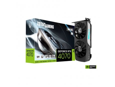 ZOTAC GAMING GeForce RTX 4070 Twin Edge OC 12GB DDR6 ZT-D40700H-10M