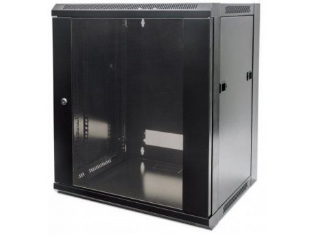 INTELLINET INT 19'' Zidni orman, 12U/450mm, Flatpack, Crni
