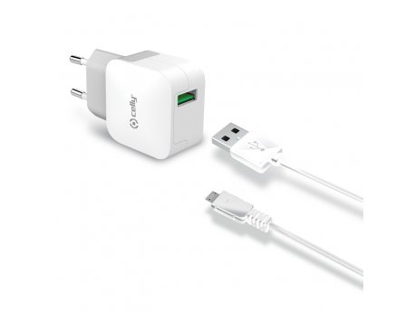 CELLY TURBO kućni punjač sa MICRO USB kablom